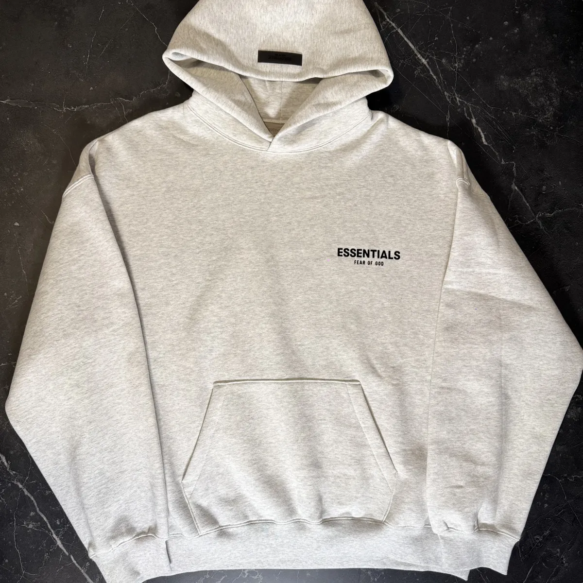 Essentials Light Oatmeal Hoodie SS22 - 1