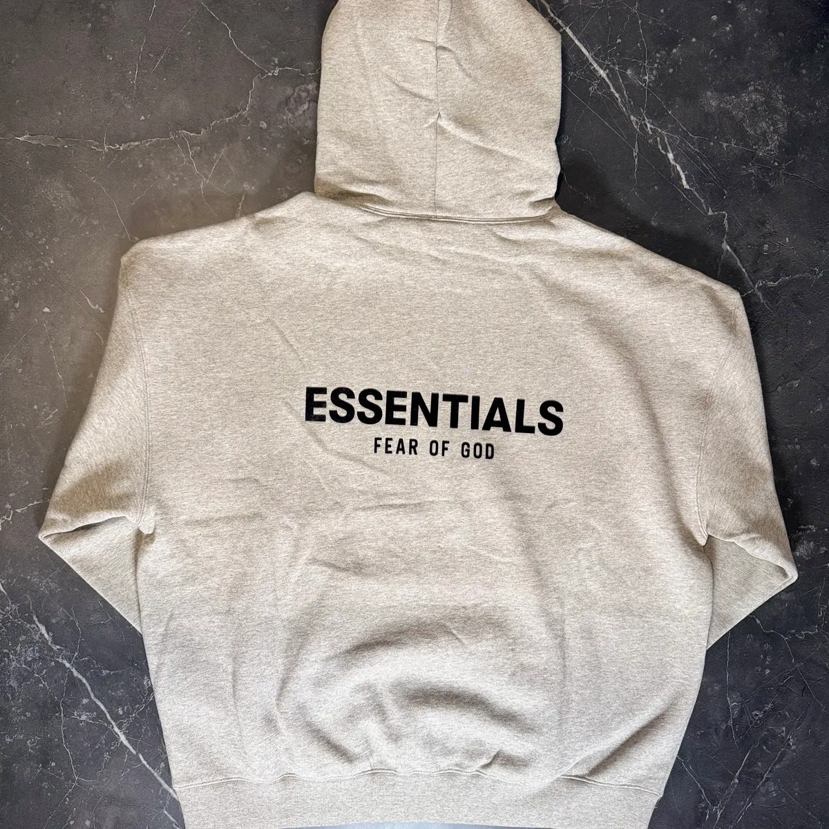 Essentials Dark Oatmeal Hoodie SS22 2
