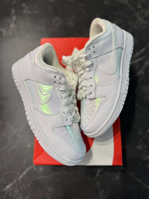 Dunk Low Just Do It White Iridescent - 1