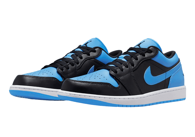 Jordan 1 Low Black University Blue - 1