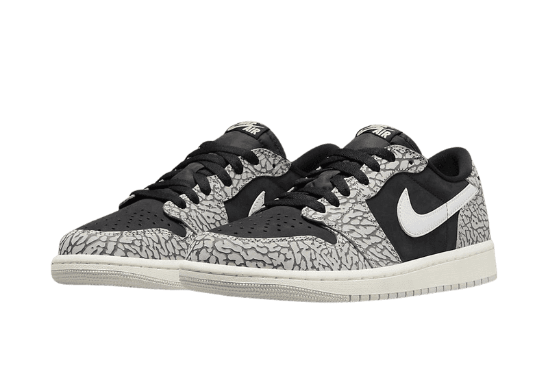 Jordan 1 Low Black Cement - 1