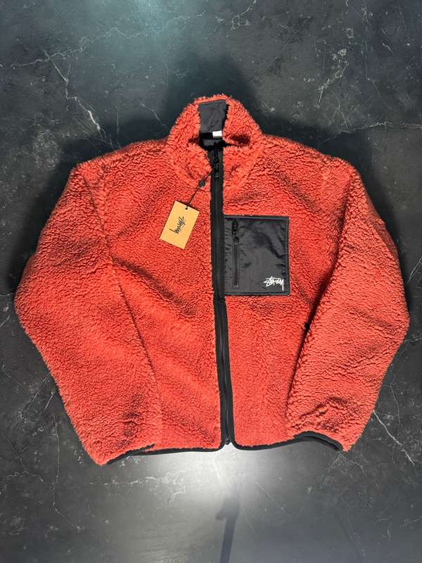 Stussy Sherpa Reversible Jacket Tera - 1