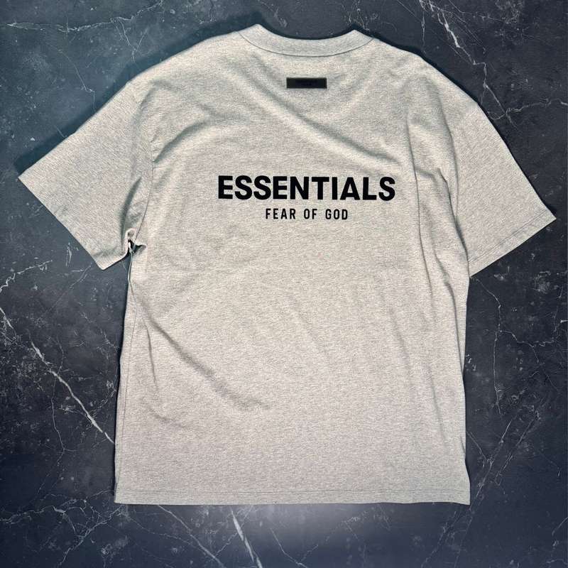 Essentials Dark Oatmeal SS22 Tee - 1