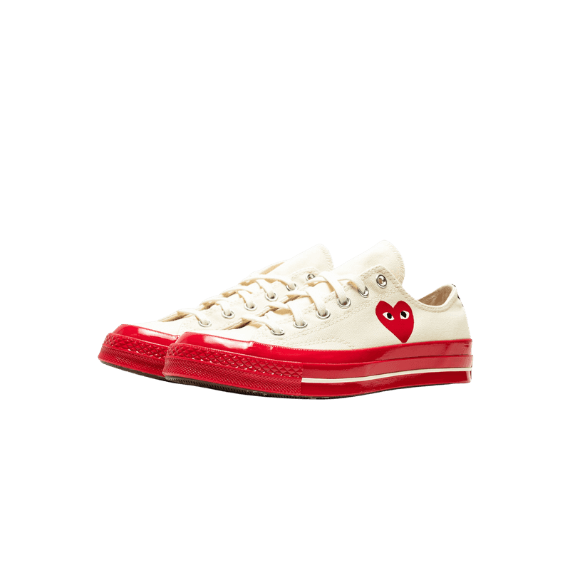 Converse X Cdg Play Pristine Red Low - 1