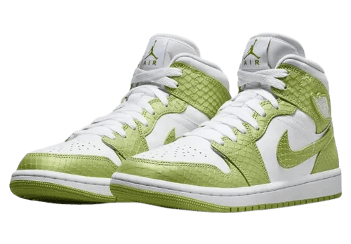 Jordan 1 Mid Python Green - 1