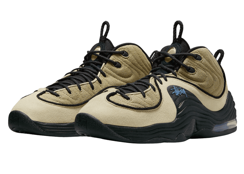 Air Penny 2 Stussy Rattan Limestone - 1