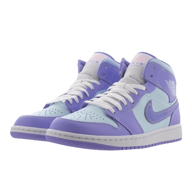 Jordan 1 Mid Purple Aqua - 1