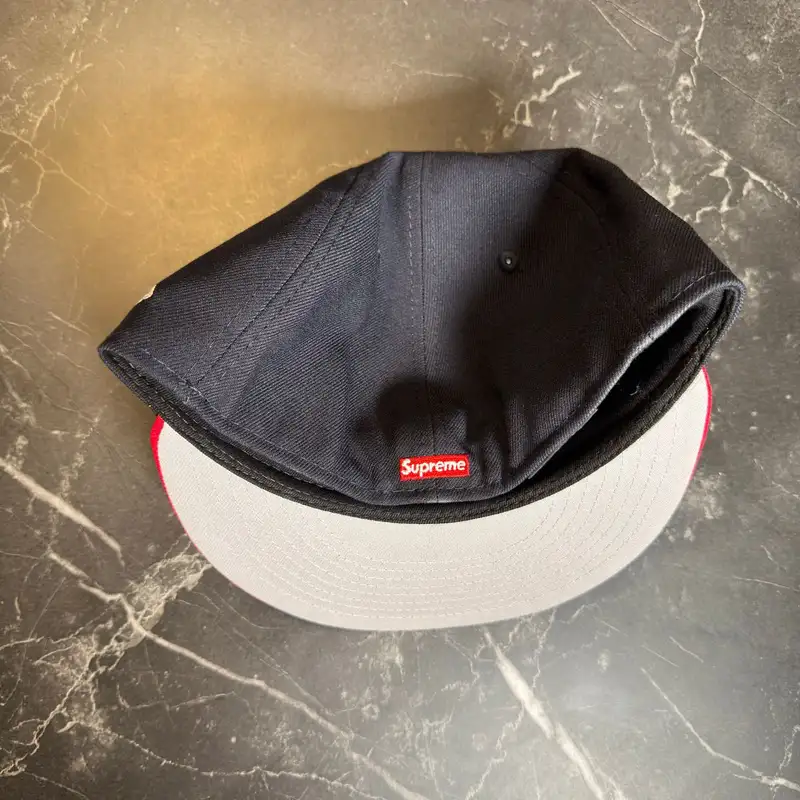 Supreme New Era Reaper S Logo Black/Red 2
