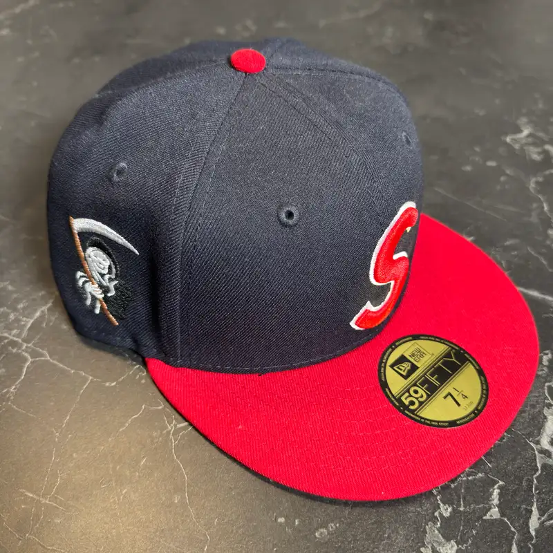 Supreme New Era Reaper S Logo Black/Red - 1