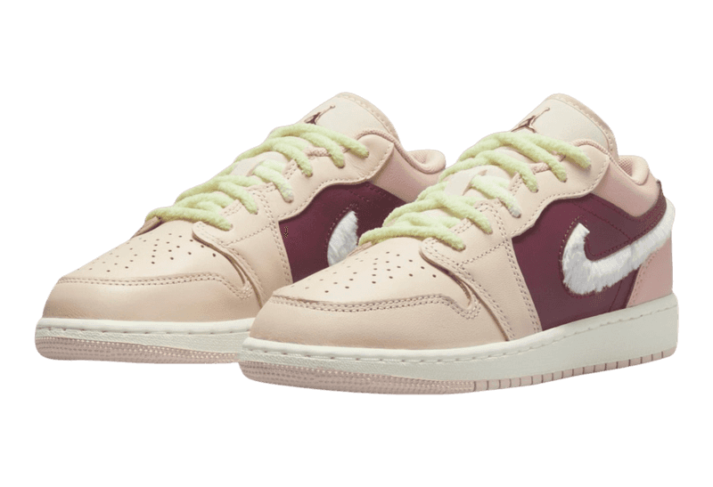 Jordan 1 Low Fur Swoosh - 1