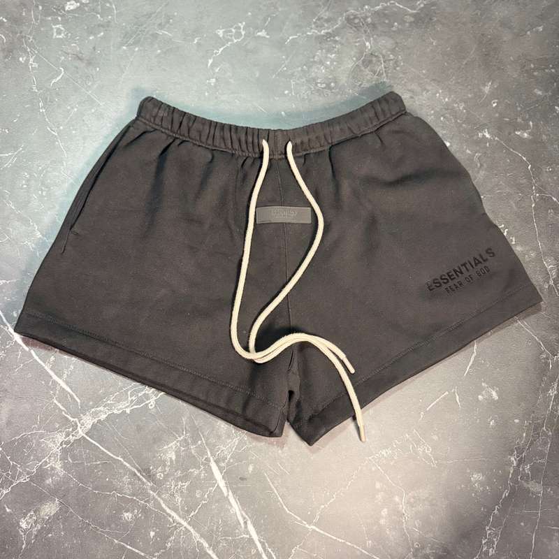 Essentials Jet Black Shorts - 1