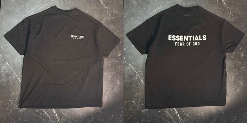 Essentials Black FW24 Tee - 1