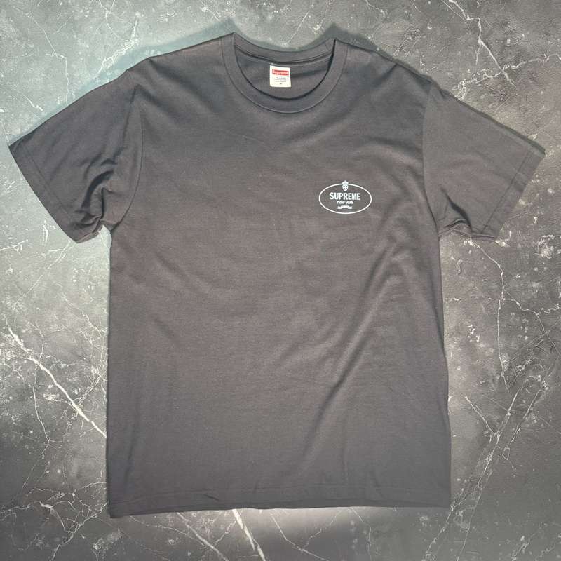Supreme Crest Black Tee 2