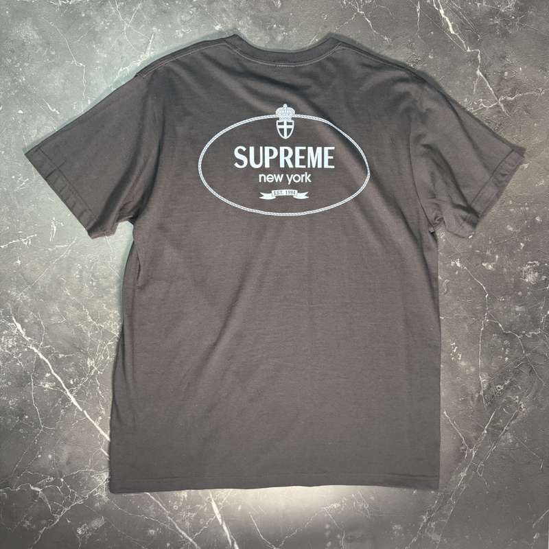Supreme Crest Black Tee - 1