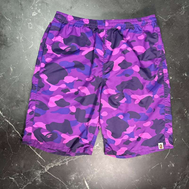 Bape Purple Camo Shorts - 1