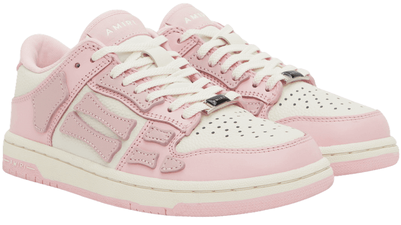 Amiri Skel Top Low Pink White - 1