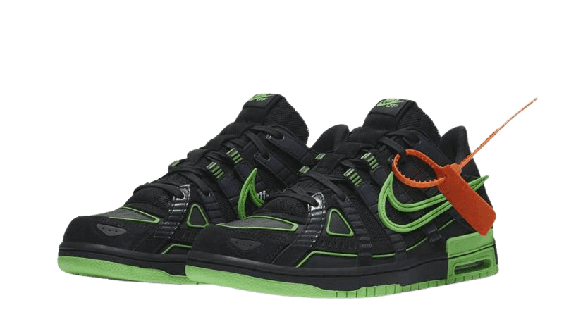 Rubber Dunk Low Off-White Green Strike - 1