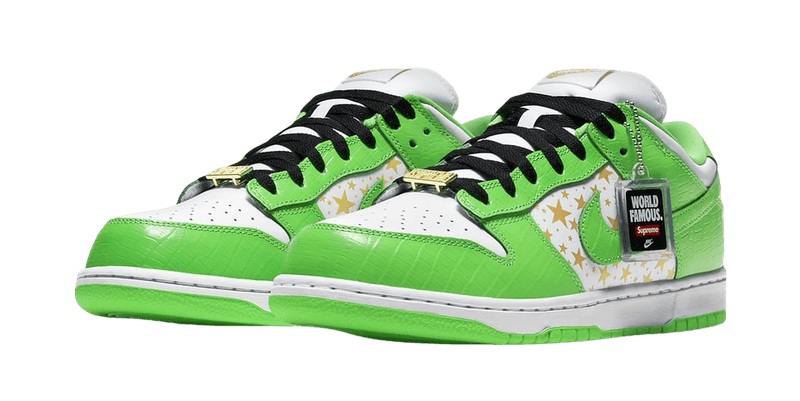 Dunk Low Sb Supreme Stars Mean Green - 1
