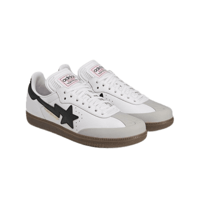 Samba Bape White Black Gum - 1