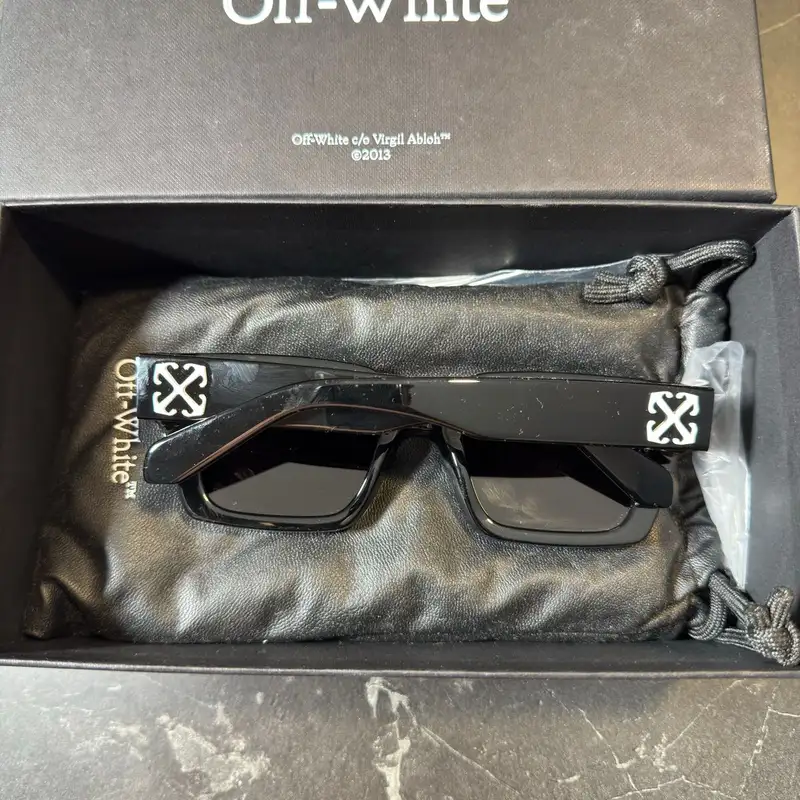 Off-White Virgil Black Sunglasses 3