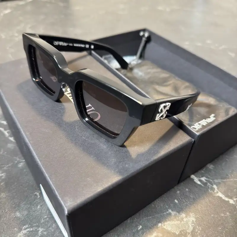 Off-White Virgil Black Sunglasses - 1