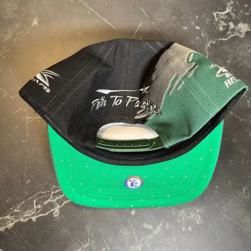 Hellstar Paintbrush Black Green Hat 2