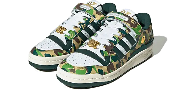 Forum Low Bape 30th Anniversary Green Camo - 1