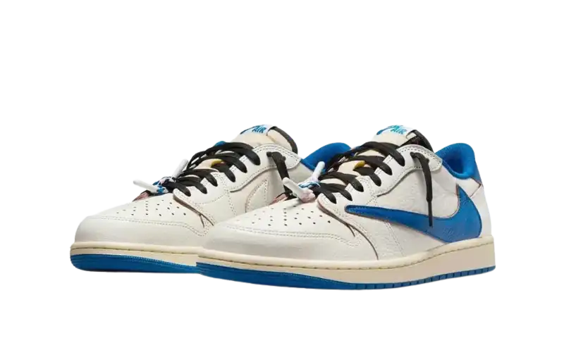 Jordan 1 Low Fragment Travis Scott Sail - 1