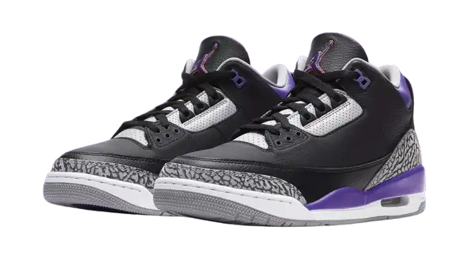 Jordan 3 Court Purple - 1