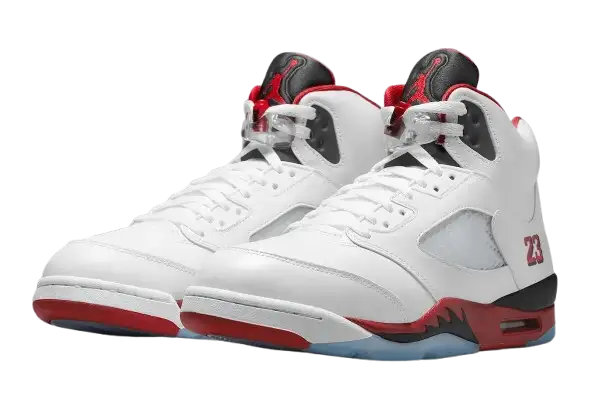 Jordan 5 Fire Red Black Tongue - 1