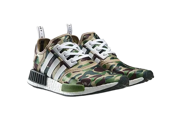 NMD R1 BAPE Olive Camo - 1