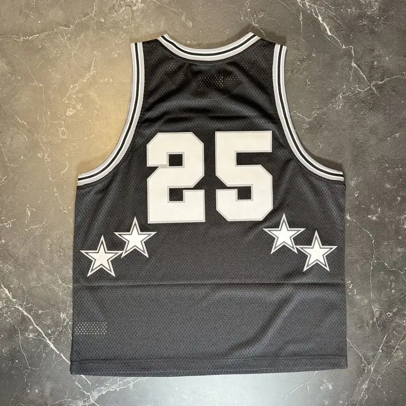 Corteiz Stars Bball Black Jersey 2