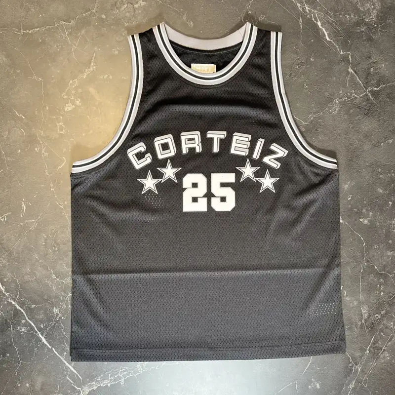 Corteiz Stars Bball Black Jersey - 1