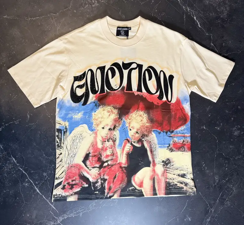 Mixed Emotions Twins Yellow Tee - 1