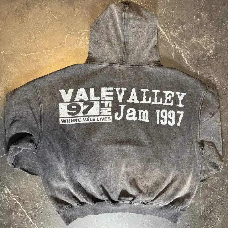 Vale Forever Bling Black Hoodie 2