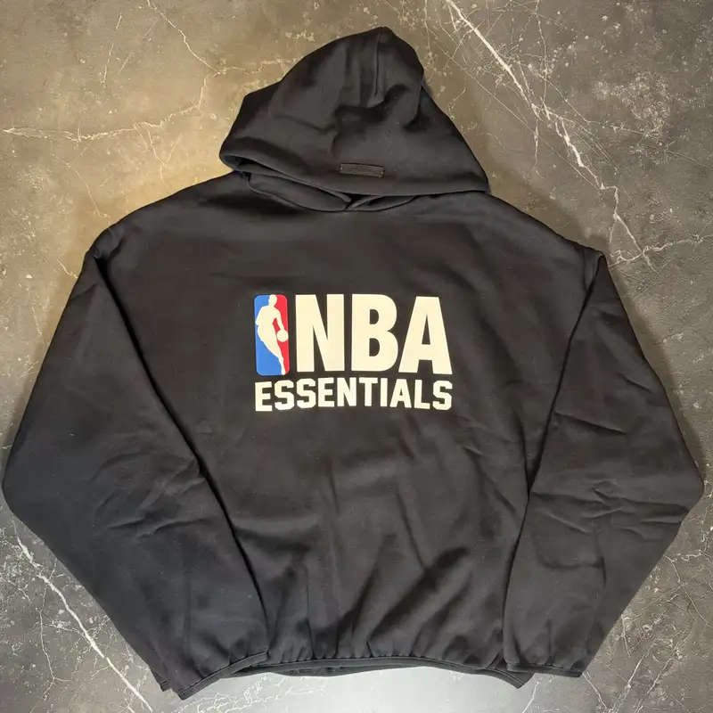 Essentials NBA Black Hoodie - 1