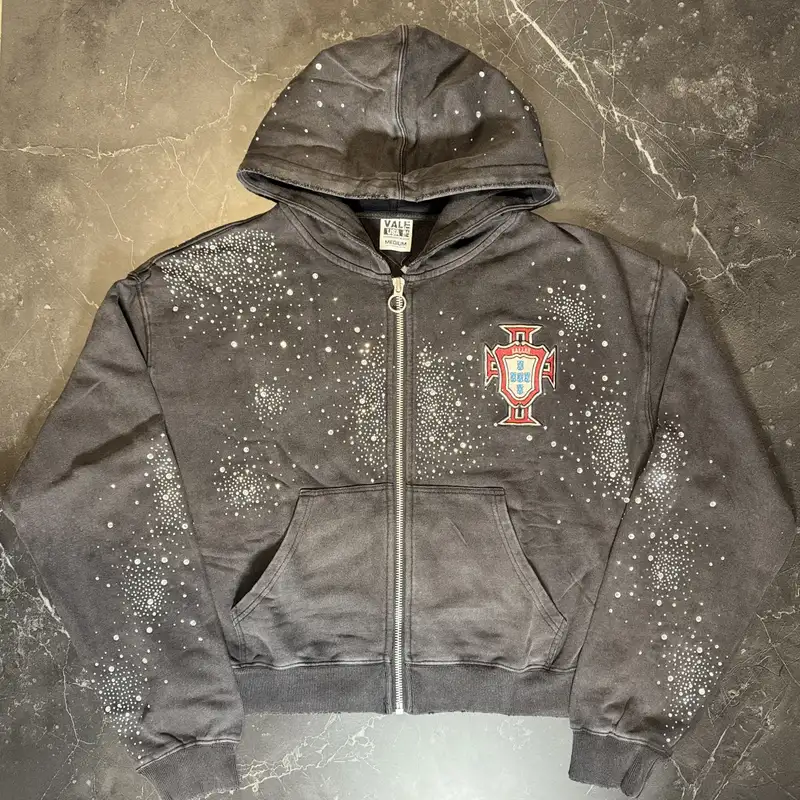 Vale Forever Pluto Clustered Black Zip-Up - 1