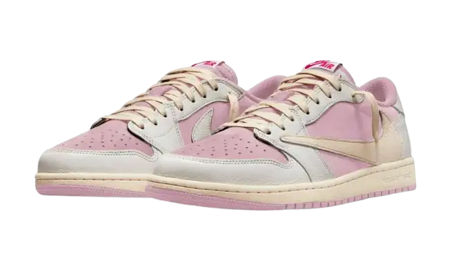 Jordan 1 Low Shy Pink Travis Scott - 1