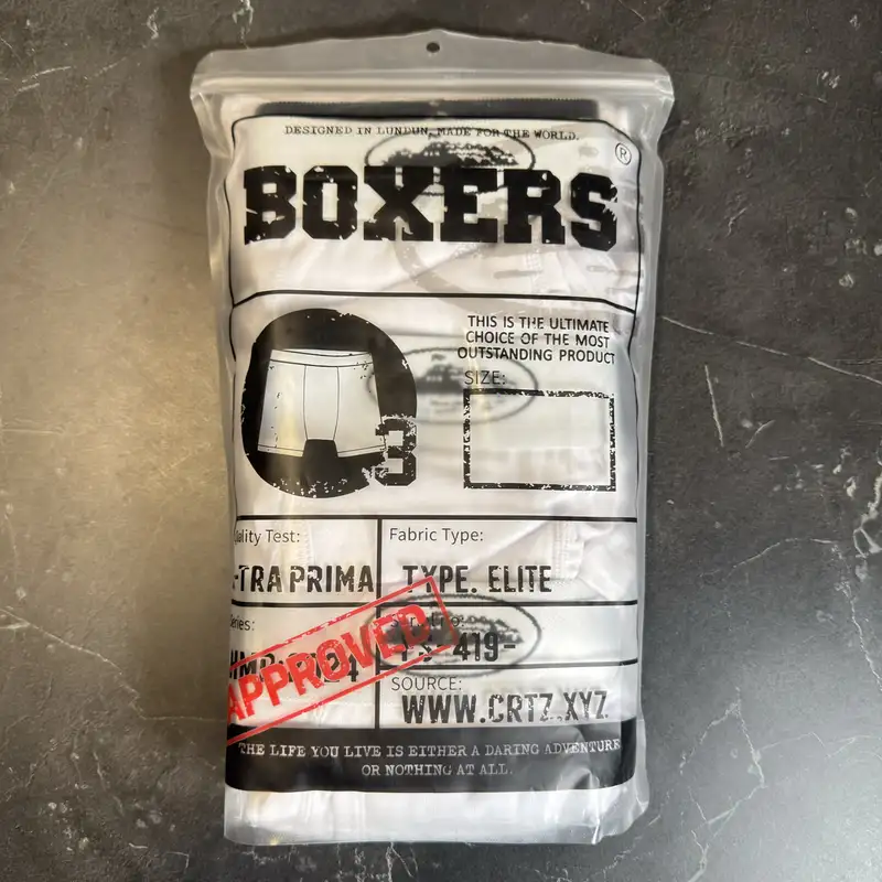 Corteiz 3 Pack White Boxers - 1