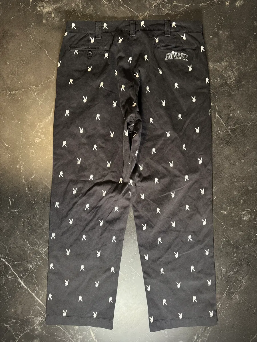 Supreme Chino Black Playboy Pant 2