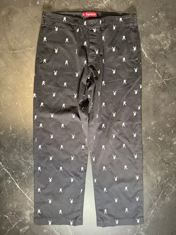 Supreme Chino Black Playboy Pant - 1