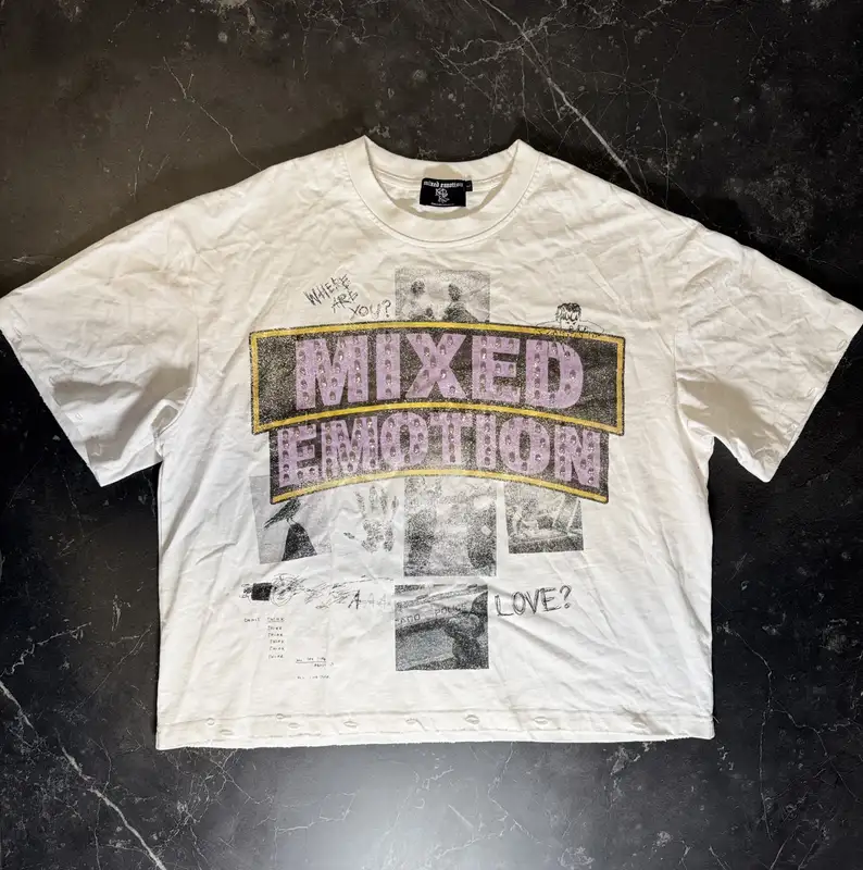 Mixed Emotions Lost Identity White Tee - 1