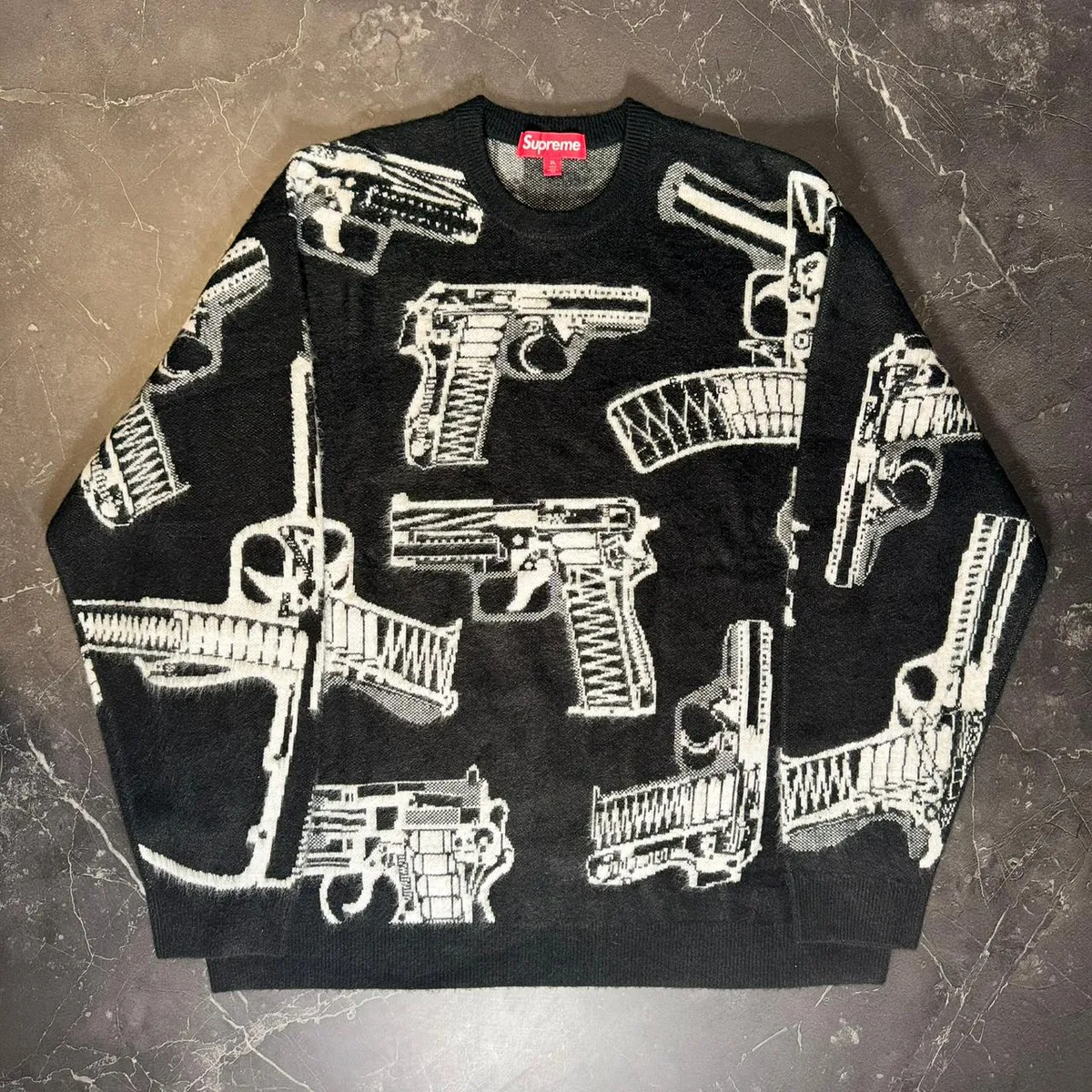Supreme Guns Black Sweater - 1