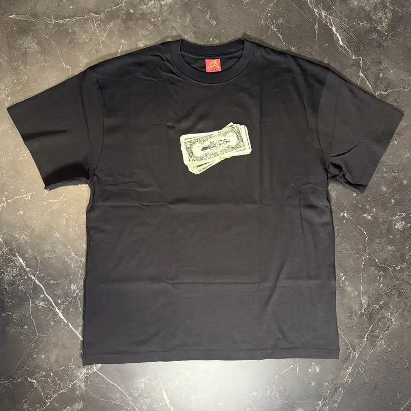 Corteiz Singles Black Tee - 1