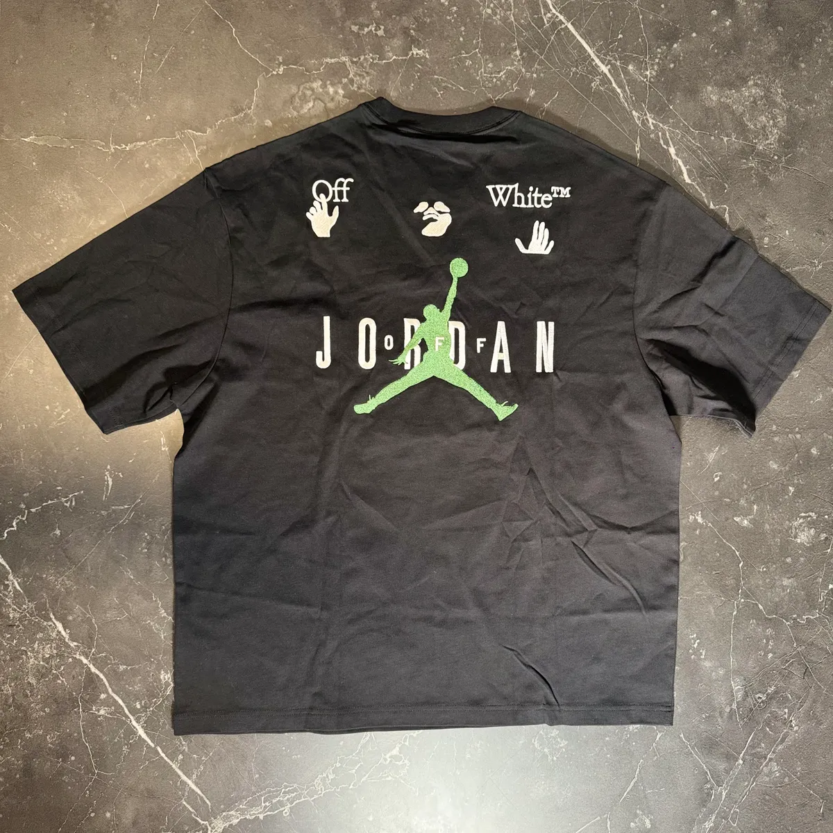 Off-White Jordan Black Tee 2