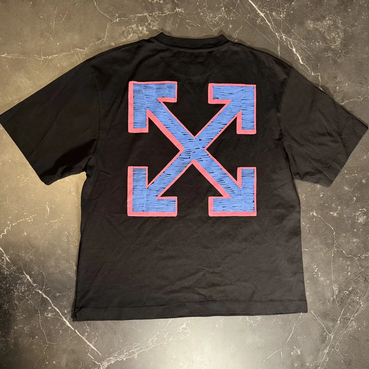 Off-White Sketch Arrow Purple Black 2