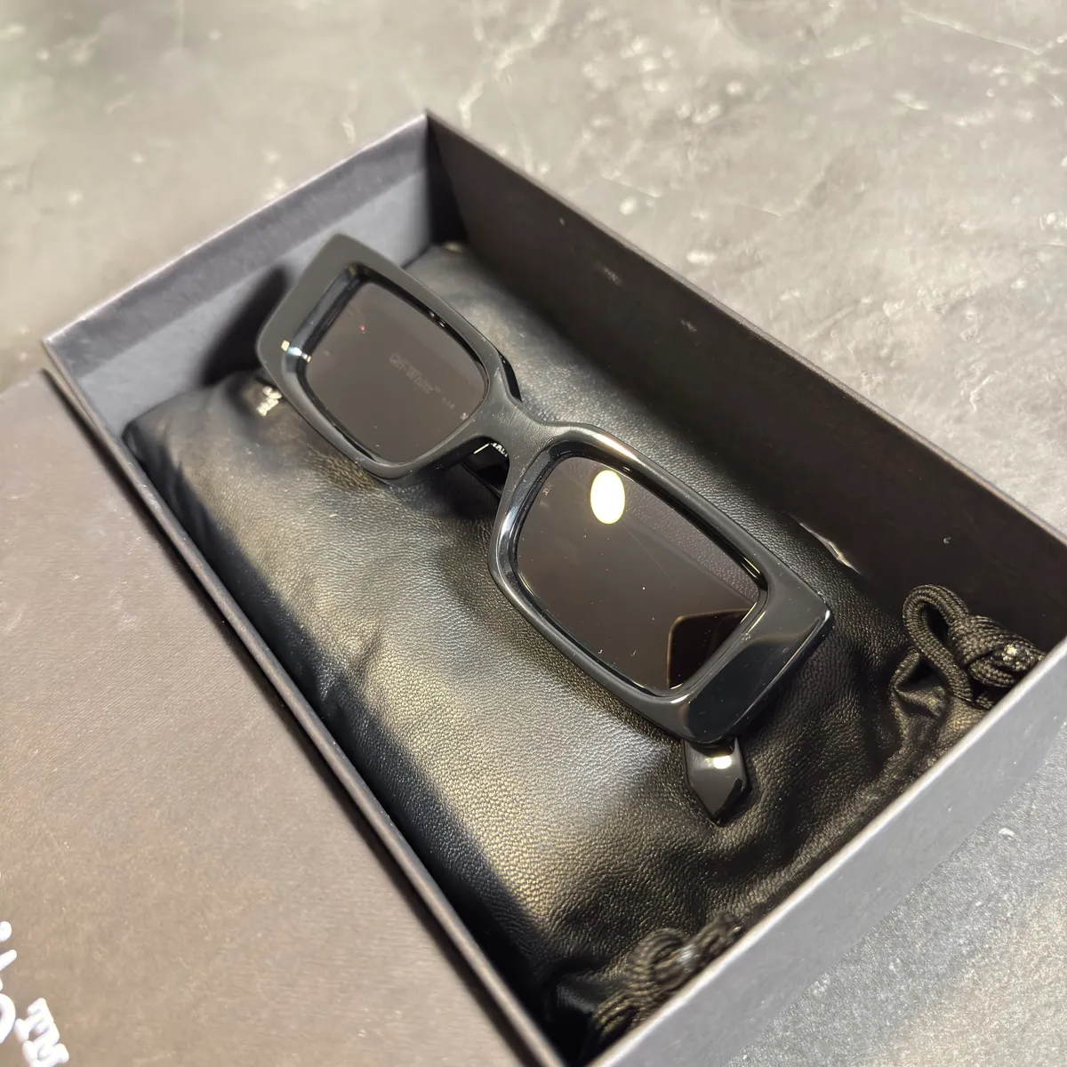 Off-White Arthur Black Sunglasses 2