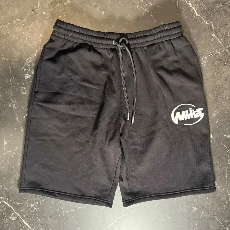 Off-White Logo Circle Black Short - 1