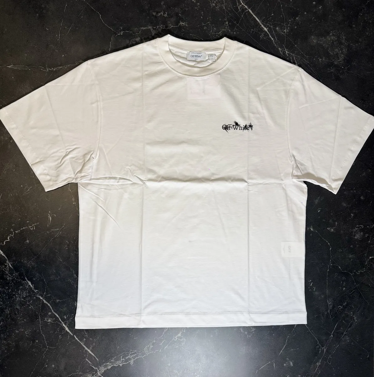 Off-White Flower White Tee - 1