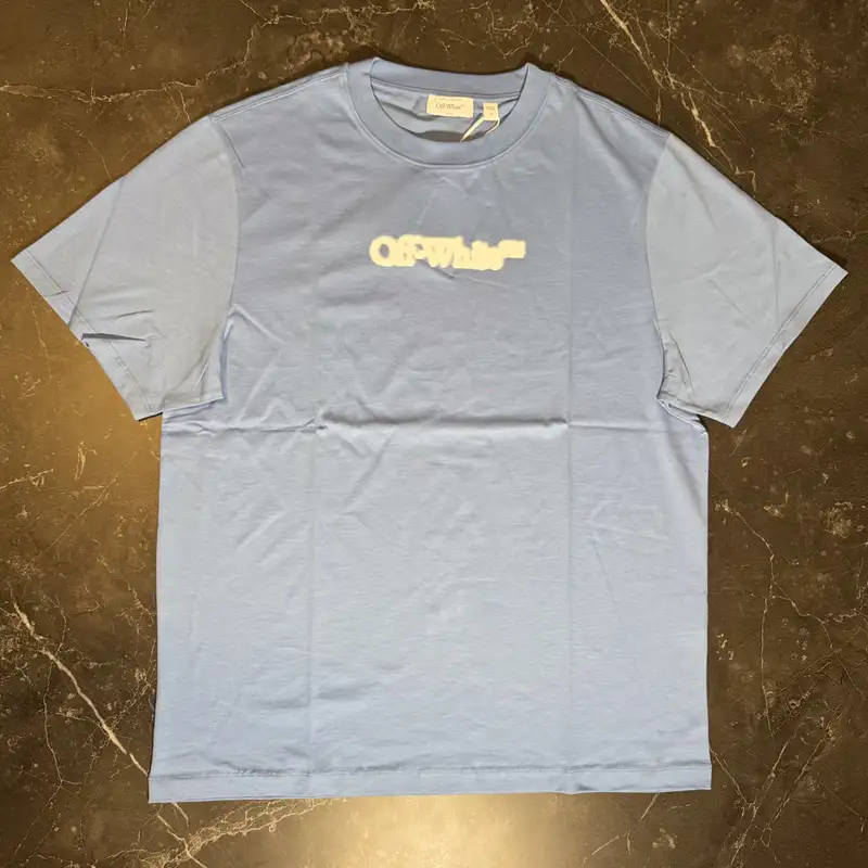 Off-White Marked Arrow Baby Blue Tee - 1